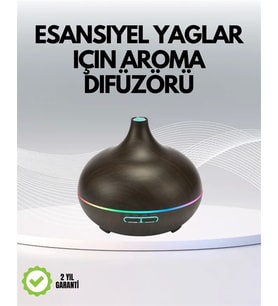 7 Renk Işıklı Ultrasonik Hava Difüzörü – Sessiz ve Güvenli Kullanım