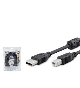 Hadron HDX7507 USB-A (E) - USB-B (E) 5mt Yazıcı Kablosu - Siyah