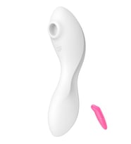 Satisfyer Curvy Trinity 5+ White App Kontrollü Emişli&Titreşimli Vibratör+Vibratör
