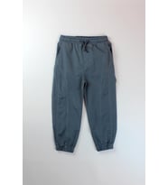 Erkek Çocuk Poplin Jogger Pantolon Gri