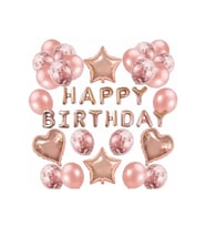Çıtıpıtıstore Rose Gold Folyo Balonlu Balon Set