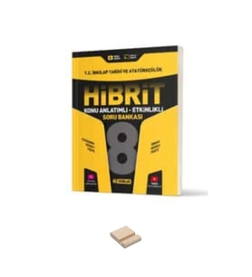 LGS 8. Sınıf Hibrit İnkılap Soru Bankası ve Telefon Standı