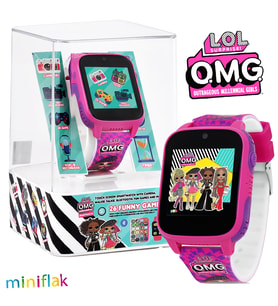MiniFlak L.O.L Suprise! LOL011OMG Pembe Oyunlu Çocuk Saati (Mavi)
