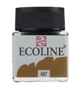 Talens Ecoline Sıvı Suluboya 30 ml. 407 Deep Ochre 