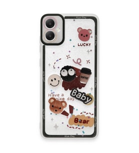 Samsung Galaxy A05 Kılıf Sweet Desenli Silikon Kapak - Sarı
