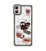 Samsung Galaxy A05 Kılıf Sweet Desenli Silikon Kapak - Sarı