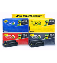HP Color LaserJet Pro MFP M479fnw Muadil Toner - Yüksek Kapasiteli 4 Renk Çipli Muadil Toner