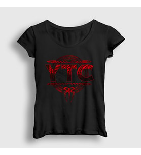 Presmono Kadın Siyah Roman Reigns WWE Güreş YTC T-Shirt 519752tt