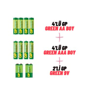 Gp Greencell Ev Paketi ( 4'lü Aa, 4'lü Aaa, 2'li 9v Pil )