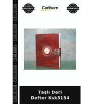 Özel Üretim Hediyelik Şık Notluk Günlük Aksesuar Taşlı Deri Defter Ksk3154