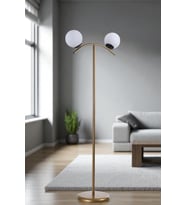 VELVET 2 Lİ ESKİTME LAMBADER BEYAZ CAMLI