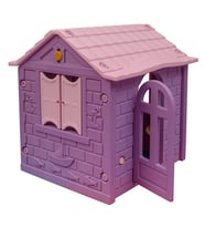 King Ev Tek Kapılı Oyun Evi Pembe