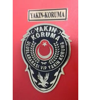 YAKIN KORUMA CÜZDAN ROZETİ (METAL)-SATIN/AL,YAKIN KORUMA KIMLIK KARTLI PERSONELE SATILIR.-SIVILE SATILMAZ