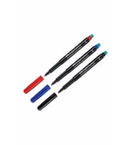 Faber Castell Multimark Permanent Asetat Kalemi 1.0(m) 3 Renk