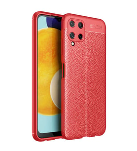 Samsung Galaxy M32 Uyumlu Kılıf Zore Niss Silikon Kapak (Kırmızı)