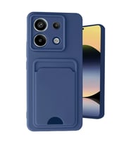Xiaomi Redmi Note 13 Pro 5G Kılıf Kelvin Kartvizitli Silikon - Lacivert