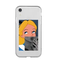 Iphone XR Uyumlu Alice Tasarımlı Şeffaf Telefon Kılıfı