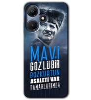 İnfinix Hot 30i Kılıf HD Desen Baskılı Kılıf - Bozkurt Atatürk