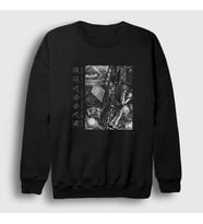 Presmono Unisex Siyah The Seer Haggard Sweatshirt 80170tt