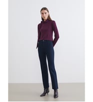 LCWAIKIKI Classic Lacivert Dar Fit İspanyol Paça Kadın Pantolon
