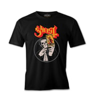 Ghost - The Papa Card Siyah Erkek Tshirt