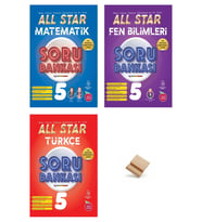 Newton 5. Sınıf 2027 Maarif All Star Matematik Fen ve Türkçe 3lü Set Soru Bankası + Telefon Standı