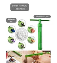 Pasta Desen Tabancası Paslanmaz Çelik Şeker Hamuru Tabancası