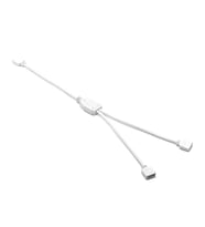 2 yollu beyaz RGB LED şerit Splitter bağlantı kablosu DC 5V-12V Y şekli uzatma kablosu çoklayacı çoğaltıcı konnektör