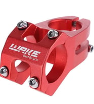 Wake Renkli Bisiklet Kısa Gidon Boğazı 40mm Bisiklet Yedek Parça Aksesuarı Wake Boğaz Kırmızı