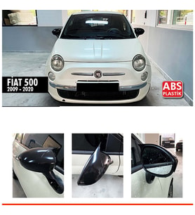 Fiat 500 / 2014 Sonrası  Batman Yarasa Ayna Kapağı