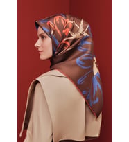Armine 2025 Yaz Sezonu %100 Twill İpek Eşarp 9322D 84