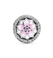 Nur Silver Pembe Manolya Gümüş Charm NUR-BL00046