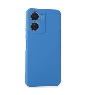 Vivo Y16 Kılıf First Silikon - Mavi