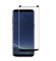 Samsung Galaxy Note 8 Uyumlu Zore Kavisli Full Yapışkanlı Cam Ekran Koruyucu (Siyah)