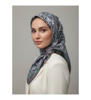 Lady Coco Dijital Baskı Royan Eşarp Desen 1 Renk 10