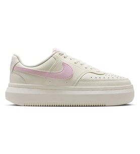 Nike Court Vision Alta Leather White Sneaker Hakiki Deri Kadın Günlük Spor Ayakkabı Beyaz Pembe