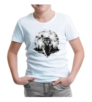 Kurt ve Ay 2 Beyaz Çocuk Tshirt