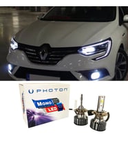 Renault Megane 4 Led Xenon Sis Far Ampulü H16 Mono Yeni Seri Beyaz