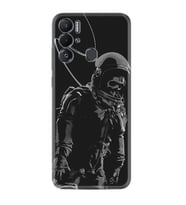 Tecno Pova Neo Kılıf Silikon Desen Özel Seri İskelet Astronot 1613