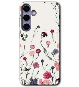 Galaxy S24 Plus Kılıf HD Desen Baskılı Kılıf - Mat Çiçek