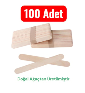 Epoksi Karıştırma Çubuğu Abeslang 100 adet Doğal