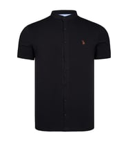 T8597 DEWBERRY ERKEK SLIMFIT GÖMLEK-SİYAH (Karışık)