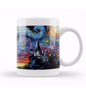 Van Gogh Never Saw Hogwarts Kupa Bardak Porselen