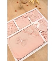 Kız Bebek Hastane Çıkışı 10 Yenidoğan Set STL6797 (Çok Renkli)