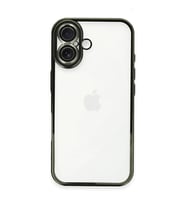 Iphone 16 Kılıf Lensli Silikon - Yeşil