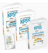 KPSS Matematik TEK Kitap-Geometri ve Sayısal Mantık Kara Kutu Dijital Çözümlü Soru Bankası Set