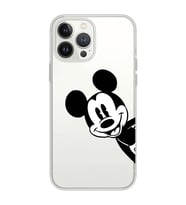 Iphone 12 Pro Uyumlu Mickey Mouse Tasarımlı Şeffaf Telefon Kılıfı