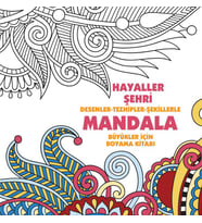 Hayaller Şehri - Mandala (Büyükler İçin Boyama)