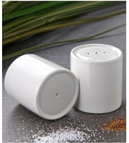 2 Li Porselen Tuzluk Biberlik 100ml
