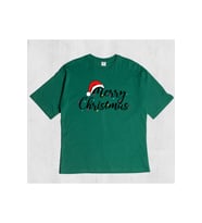 Unisex Merry Christmas Tshirt (Yeşil)